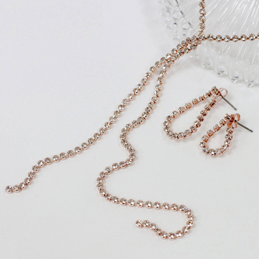 BNP Jewelry Line Stone Jewelry Long Chain Luxury Necklaces Korean Celebrity Necklace Made in Korea